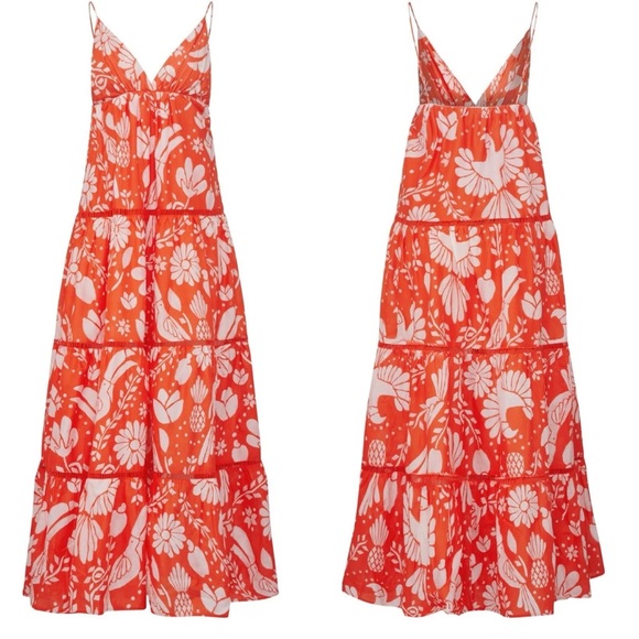 Farm Rio Neon Jungle Maxi Dress - Picture 1 of 6